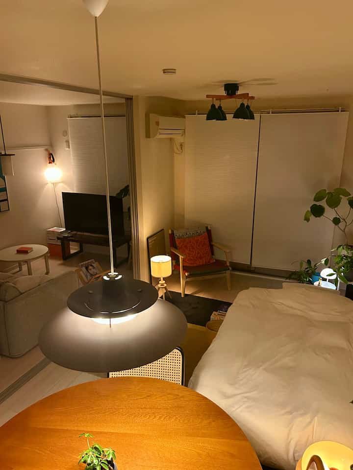 Tampilan dari atas PH5.

Terlalu berwarna lagi...
Saya perlu menyesuaikannya...

#interior #roomtour #midcentury #BauhausJapan #vintagefurniture #Artek #IKEA #lightroom #70B #sempre #Vitra