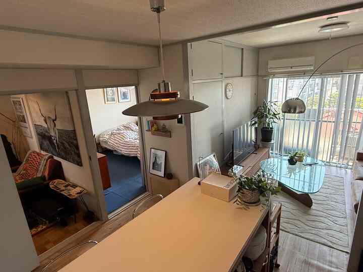 開放感が好きで大体各部屋のドアは開けっぱなし🚪（笑）
それぞれのエリアに個性がありすぎる！

#北欧インテリア
#ミッドセンチュリー
#同棲インテリア
#2LDKインテリア