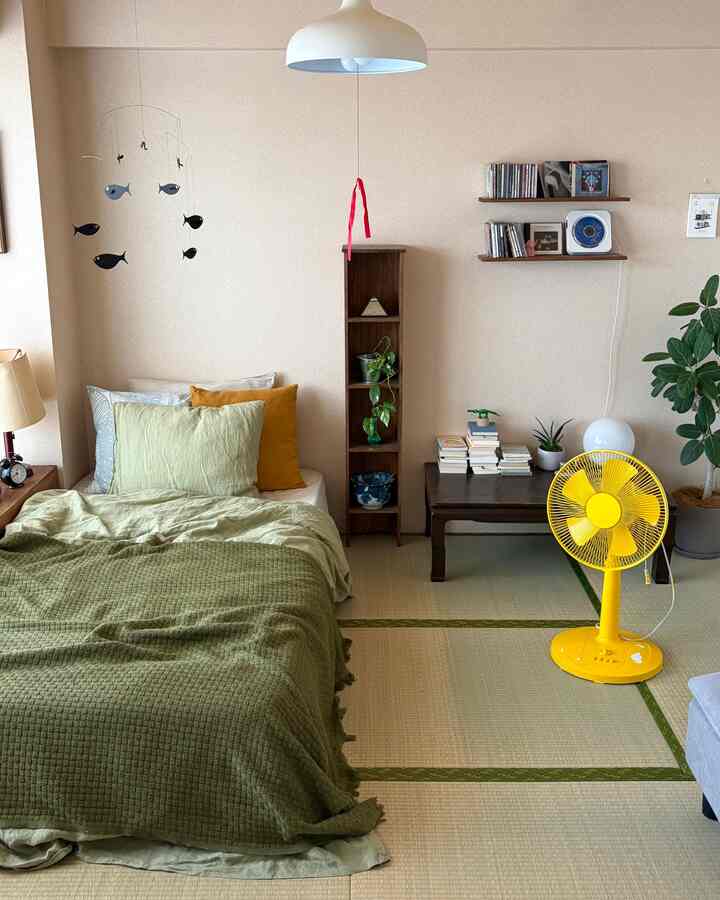 気づけば、お部屋に黄色がたくさん💛

#和室
#インテリア
#黄色の扇風機