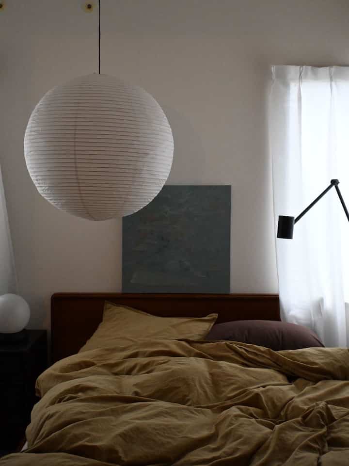 寝室インテリア🛌
雨の日はよく寝れる☔️
#寝室 #bedroom #ikea #HAY #寝具
