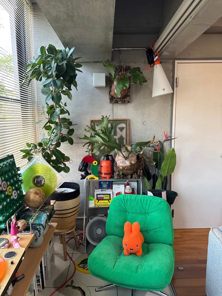 モリモリコーナー🌳

#グリーンインテリア　#観葉植物
#観葉植物インテリア　#ミッドセンチュリー
#ミッドセンチュリーモダン