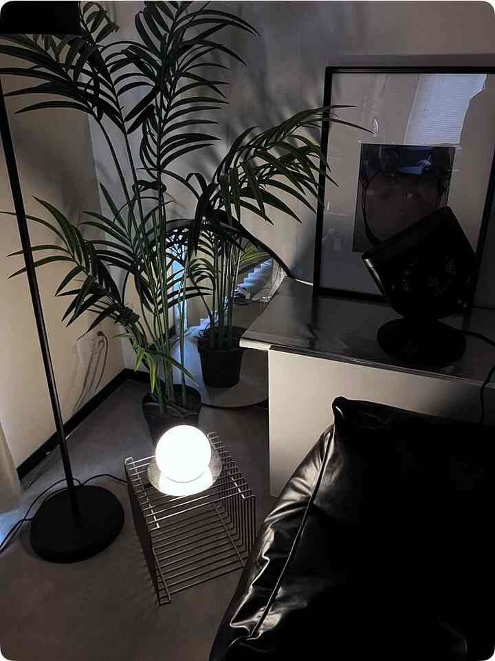 買おうかとずっと悩んでいた照明
気付けば廃盤になっていて、、
そこからしばらく探してようやくget💡
壁につけたいけどつけたい場所がありすぎて悩む！！
なのでしばらく置いて楽しむことに。

#ikea #照明　#スィムリスハムン　#無機質　#無機質インテリア　#シルバーインテリア　#リビングルーム　#癒し時間