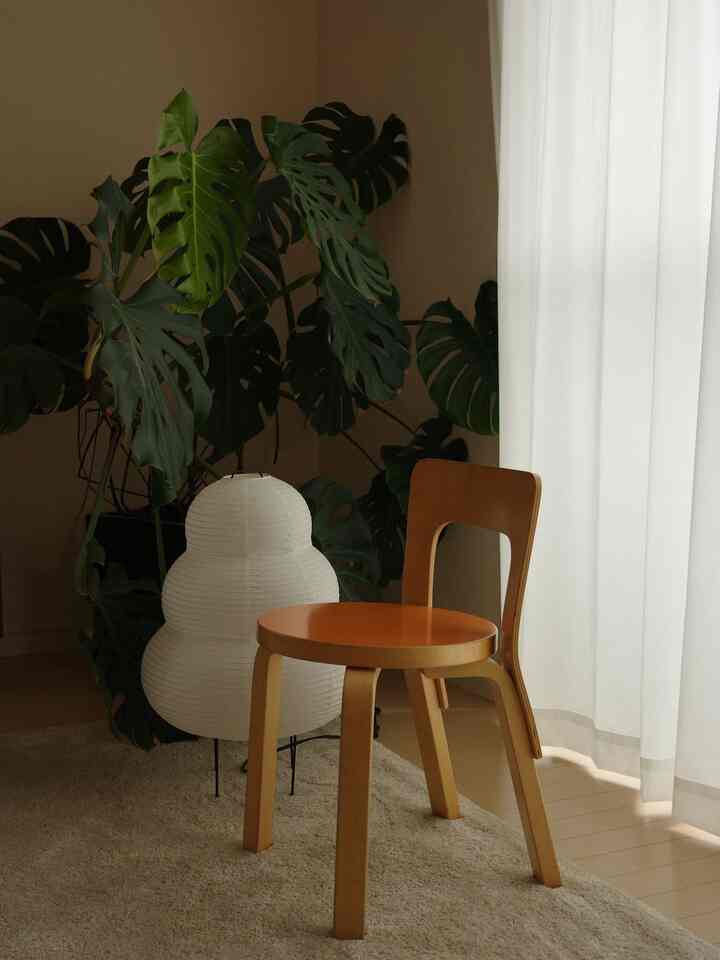 オレンジカラーが可愛くてキッズサイズのスツールをゲット🍊
#n65
#aalto
#chair65