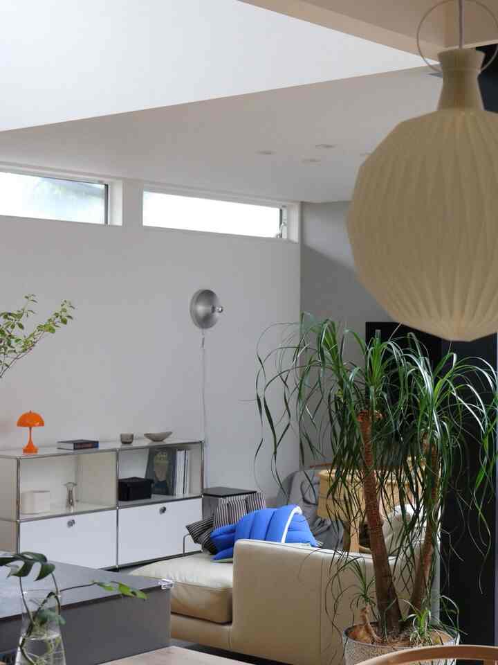 View of the living room from the dining room ︎︎𓂃

#livingroom

