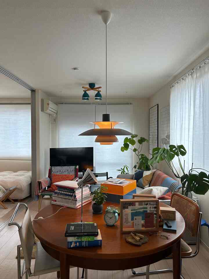 模様替え中。

#interior #roomtour #midcentury #BauhausJapan #vintagefurniture #Artek #IKEA #lightroom #70B #sempre #Vitra 