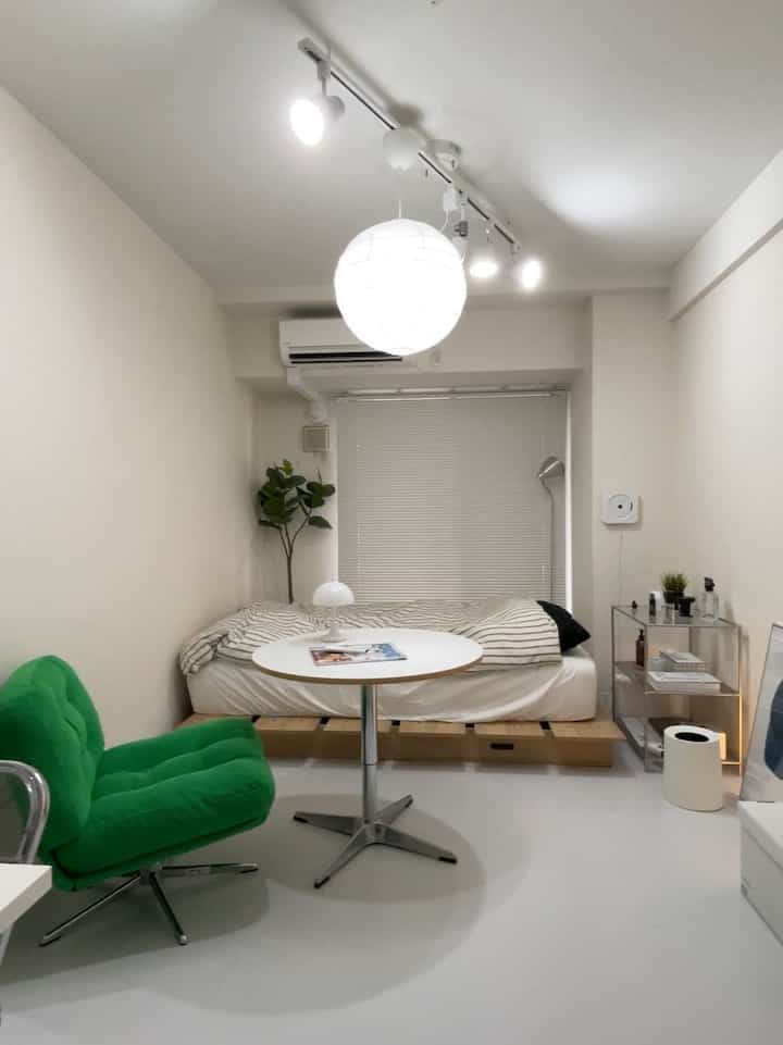 パーソナルチェアをついに購入！
めちゃくちゃいい感じ👍
#パーソナルチェア #IKEA #賃貸 #一人暮らし #1k