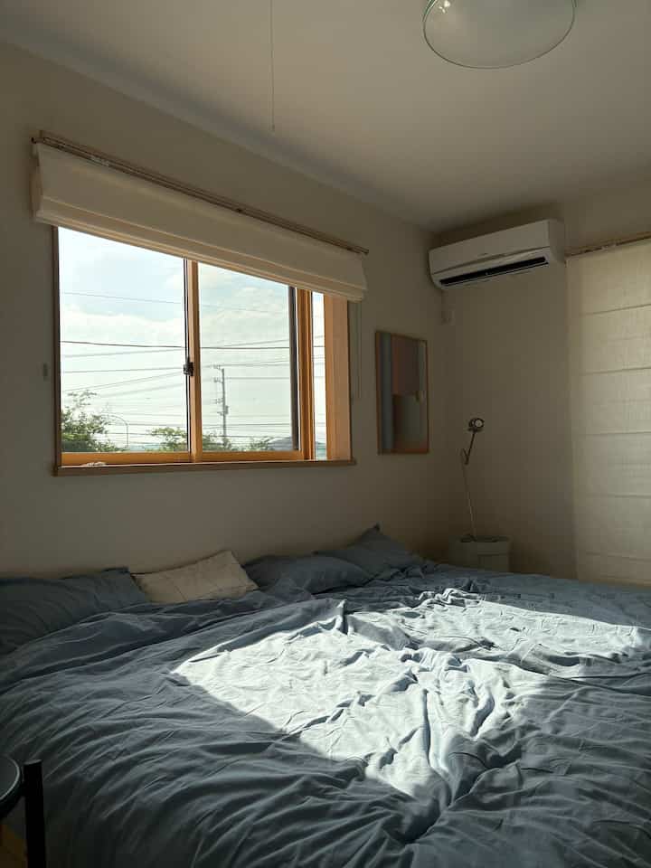 Bedroom in our new home

#Interior {0 #NordicInterior} {1 #InteriorDecor} {2 #InteriorForTwo} {3 #LivingWithTwo}
#3DKRental {4 #LivingWithThree} {5 #DIY} {6 #RoomIntroduction} {7 #RoomTour} {8 #HotelLike} {9 #KoreanInterior} {10 #NaturalInterior} {11 #Houseplants} {12 #RentalInterior} {13 #3DK} {14 #ApartmentComplex} {15 #JapaneseStyleRoom} {16 #OldBuilding} {17 #OldRentalBuilding}