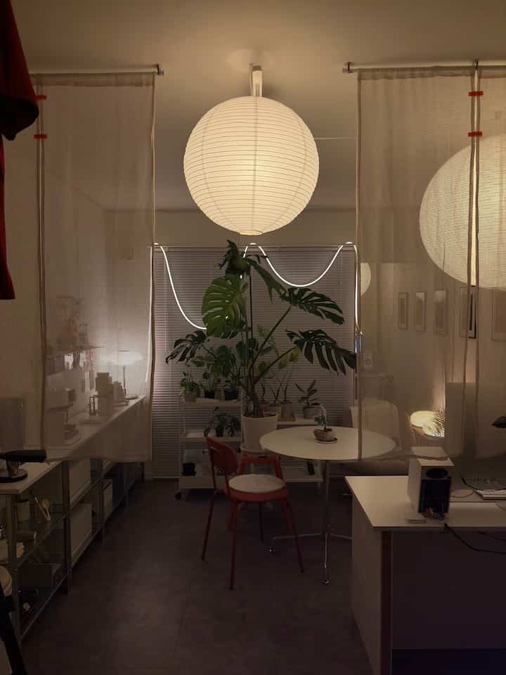 お気に入りの照明たち💡

#間接照明
#ひとり暮らし
#和紙シェード
#hay
#ikea
