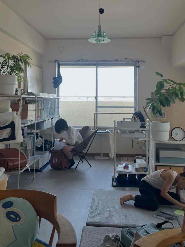 片付けやすい導線を作るため日々悩んでやっとここまできた◎