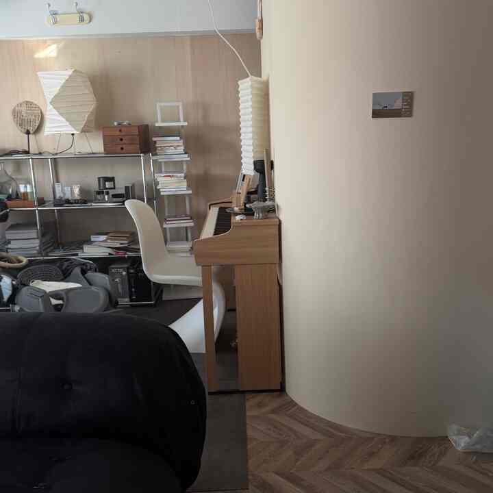 さりげないアールの壁がかわいいのです