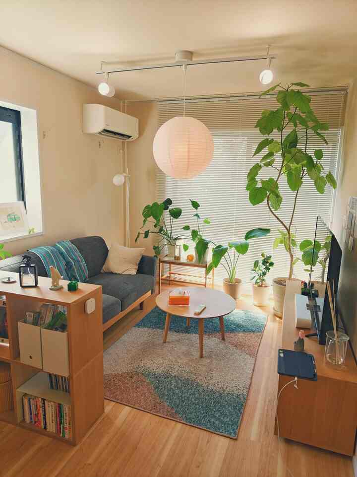 木製家具に囲まれた温かみのあるお部屋です😊
リビングは落ち着つける空間になるように意識してます。

#リビング #1LDK #北欧インテリア #木製家具 #無印良品 #イケア #買ってよかったもの
