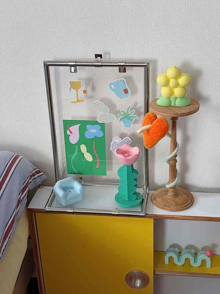 両面 モジュール フレーム［2種・2サイズ］を使ったコーディネート 3