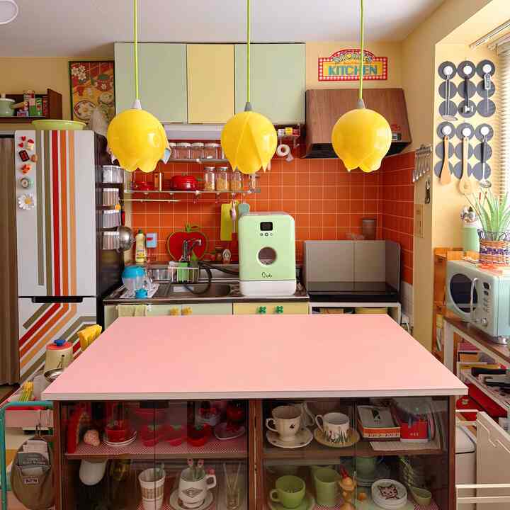 🇯🇵 3LDK｜築30年の賃貸アパートをカラフルに彩る🌈レトロポップな暮らし