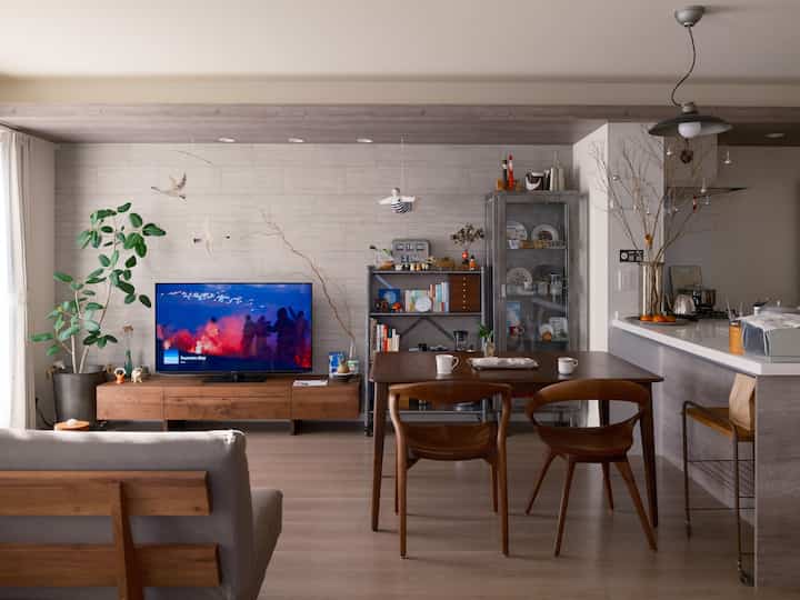 🇯🇵 2LDK｜賃貸夫婦二人暮らし🏠ウォールナット×シルバー×ヴィンテージのお部屋