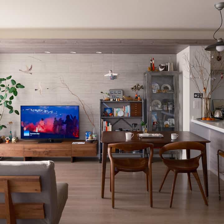 🇯🇵 2LDK|賃貸夫婦二人暮らし🏠ウォールナット×シルバー×ヴィンテージのお部屋