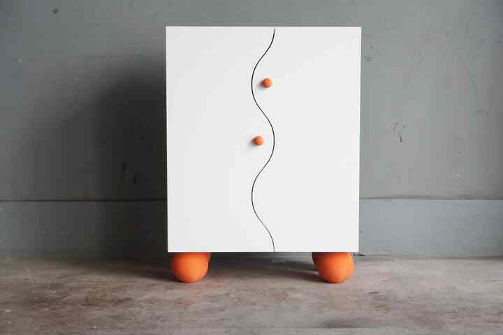 wave door cabinet バイカラーオプション