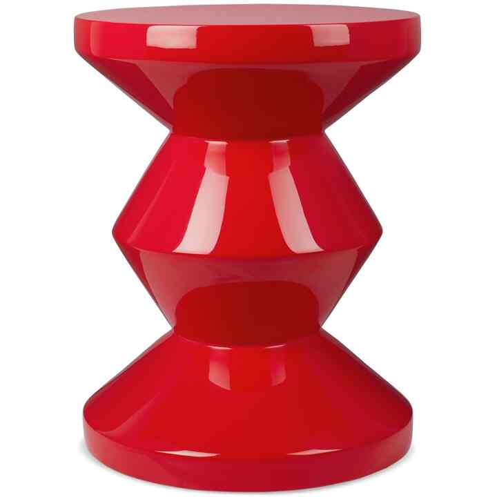 Zig Zag スツール レッド