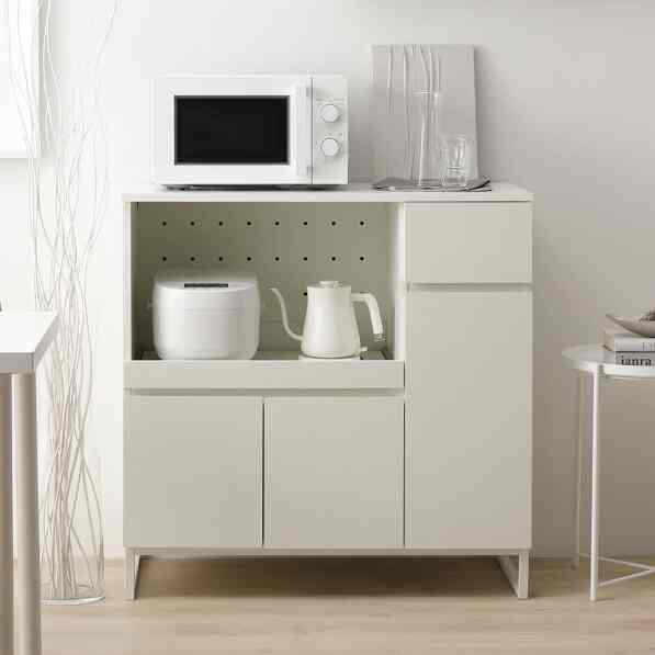 異素材MIX キッチンカウンター 『Liora リオラ』［3色・7サイズ］