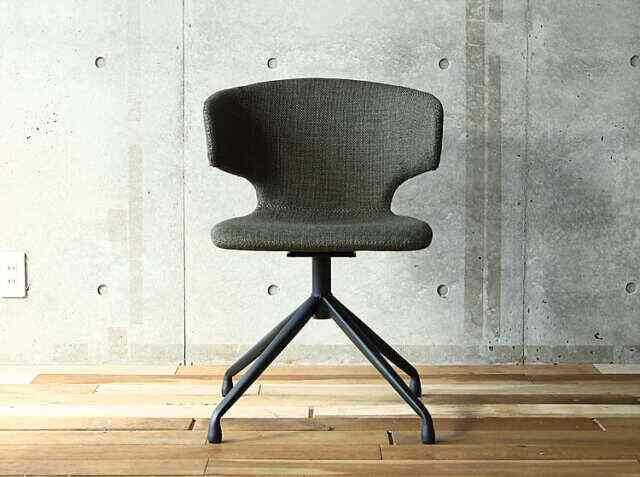 360度回転式ラウンドチェア Flor（フロール）ファブリック