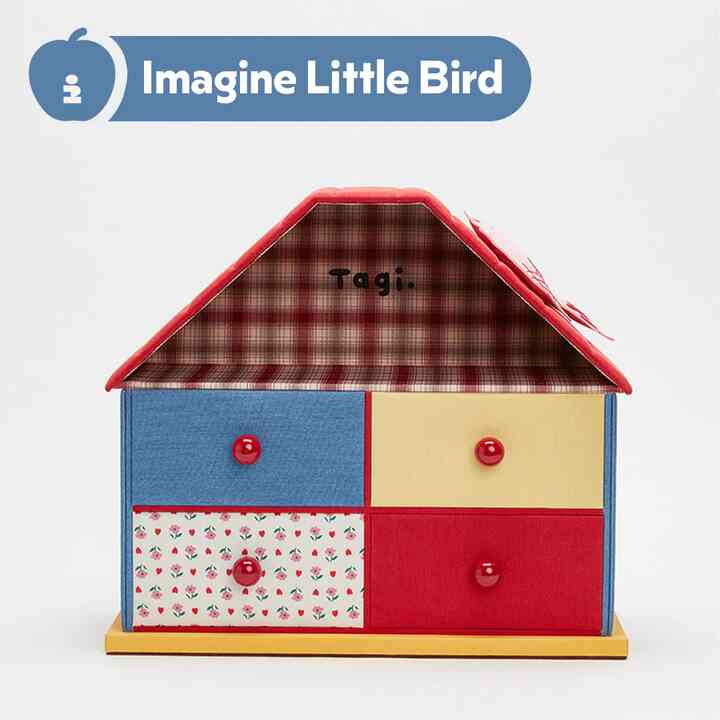 Little Bird House Desktop Storage Box