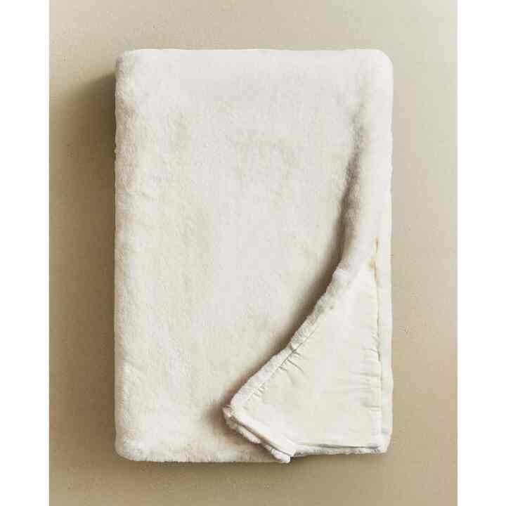 フェイクファー ブランケット［3色］