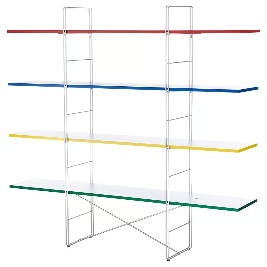 IKEA BYAKORRE ビャコーレ オープンシェルフ 170cm カラフル IKEA BYAKORRE ビーヤコレ オープンシェルフユニット | Shelves | Ohouse