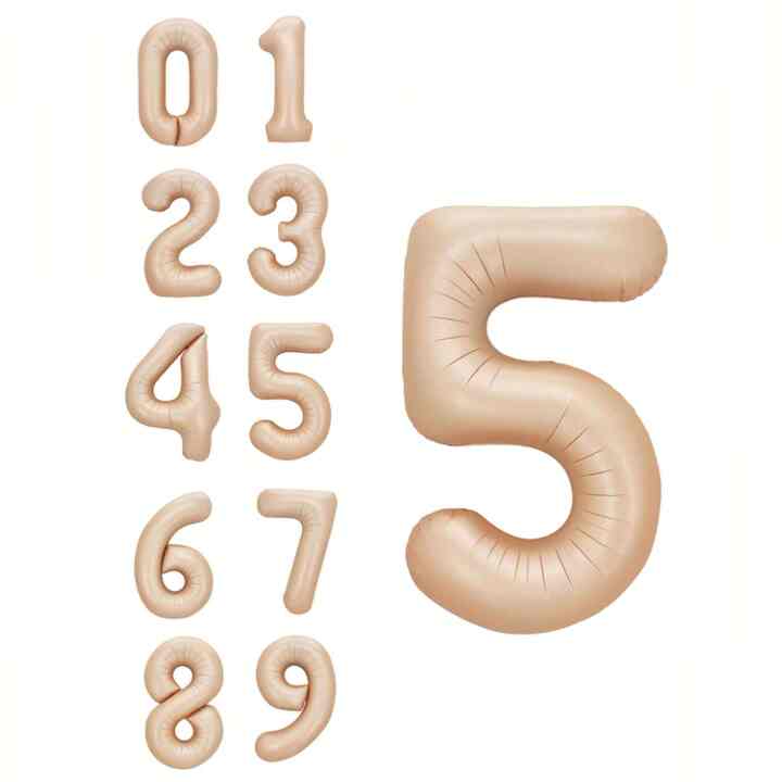 番号 デザイン バルーン 32インチ