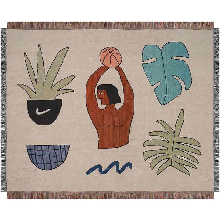 LAのアーティスト,アメリカ雑貨,ソファカバー,幻想的な世界を表現 ブランケット