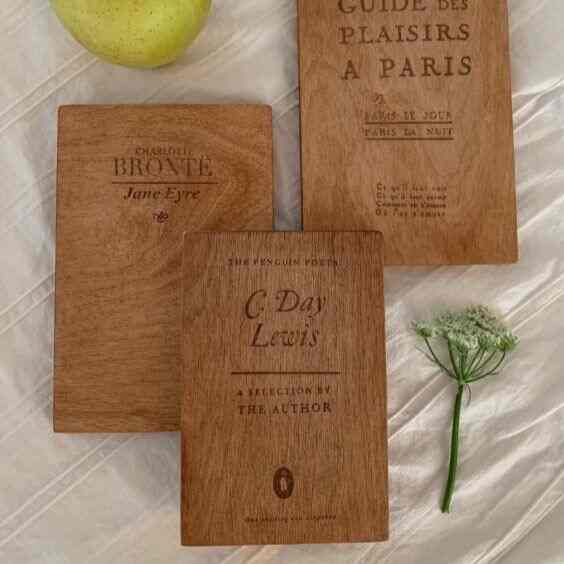 アンティーク ウッドブック［4種］