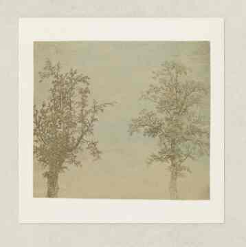 二本の木 ポスター［6サイズ］