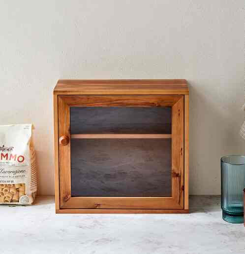 アカシア 多用途 キッチンキャビネット