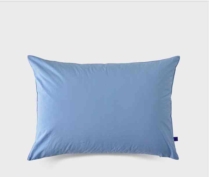ダストブルー ソリッド レイヤード 枕カバー 50X70［2種］