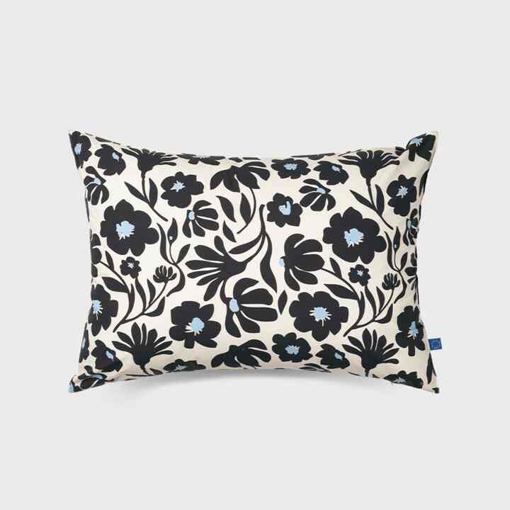 ダリア ブラック フラワー 枕カバー 50X70［4種］