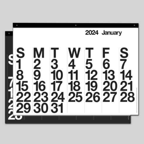 インテリア 大型カレンダー［2種］