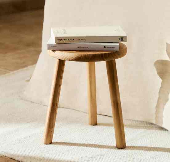 ラウンド M ウッドスツール