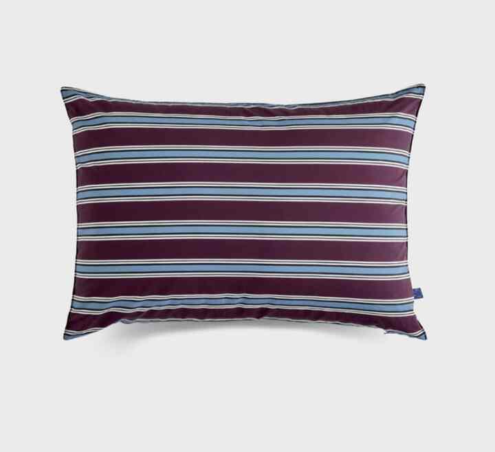 Triple Stripe Wineblue パターン レイヤード 枕カバー 50x70cm［4種］