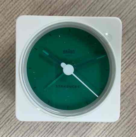 STARBUCKS X BRAUN モダンテーブルクロック 2022