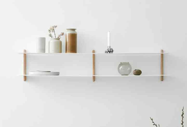 Nivo シェルフ C light oak/ white