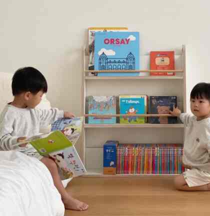 キッズ本棚 Bタイプ［10色］