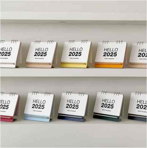 2025年 卓上カレンダー［10色］