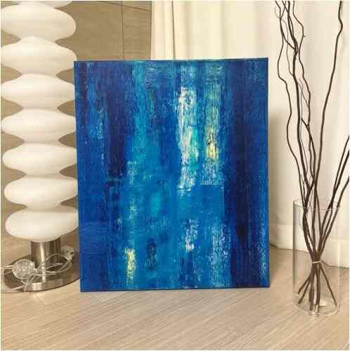 ハンドメイド 抽象画 