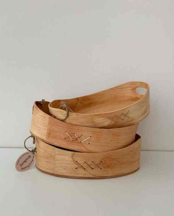 sweden wooden バスケット［2サイズ］