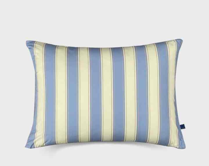 シャドウ ストライプ バニラ パターンレイヤード 枕カバー［4種］