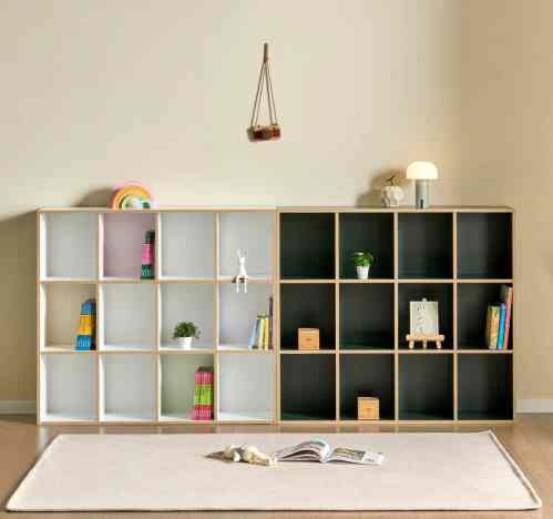 Breeze キッズ3段本棚［2色・3種］