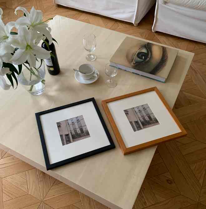 Mono (30x30) フレーム付きポスター［2色］