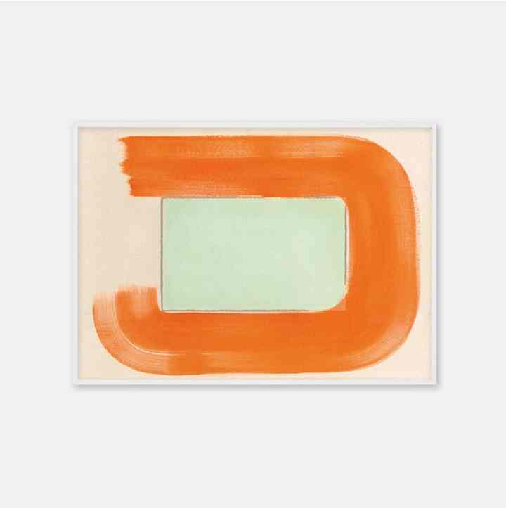 【Emily Keating Snyder】ポスター Celery Orange