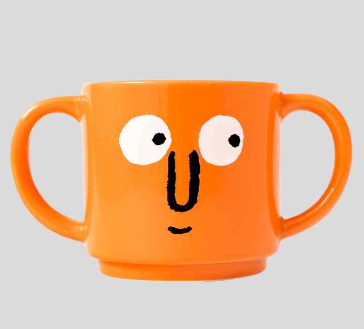 Friends Mug Orange/ Blue