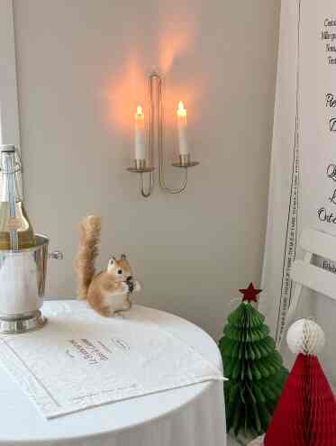 ゴールデン 壁掛け キャンドルホルダー 2口