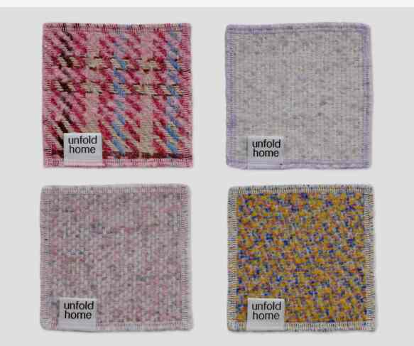 ティーコースター 2枚セット［6色］