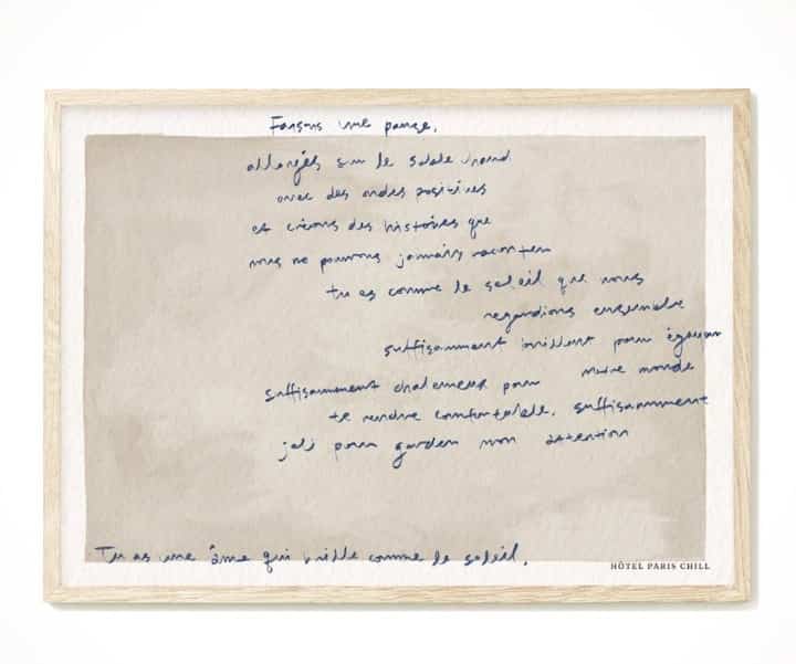 ポスター 壁 アート コットン キャンバス プリント 文字 絵 リビング A3